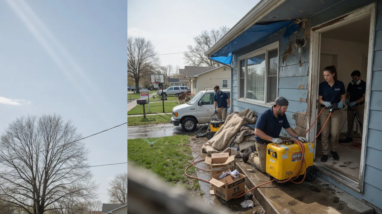 Basement Flood Cleanup in Jackson, OH near me